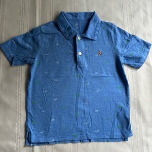 GAP Kids Blue Polo with Subtle Embroidery